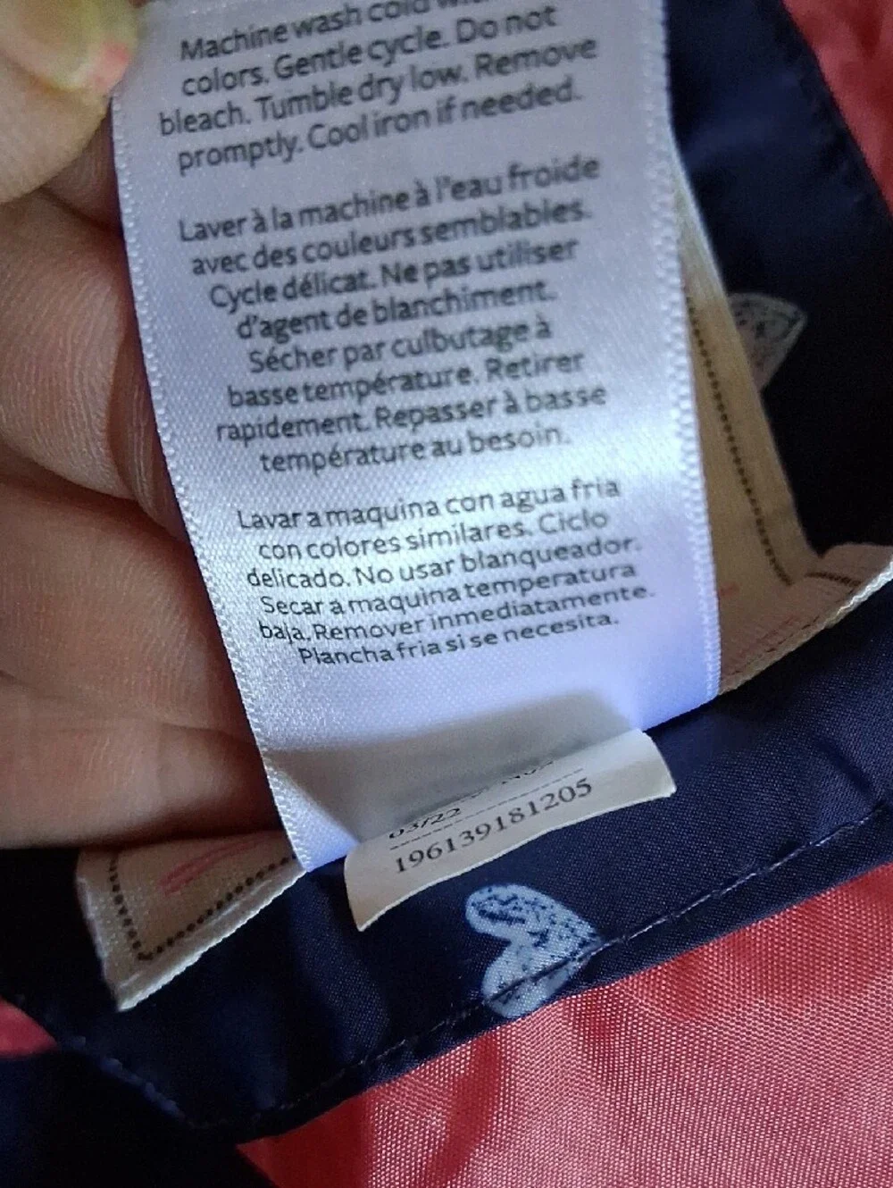 Carters quilted puffer
